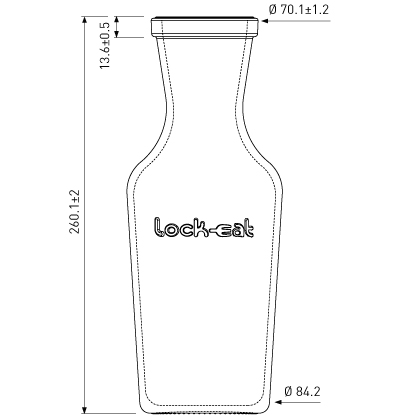Vaso per conserve 100cl Lock Eat Vaso per conserve 100cl Lock Eat