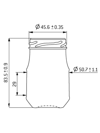 Vaso per conserve 106 ml bianco TO48 Atlas Vaso per conserve 106 ml bianco TO48 Atlas