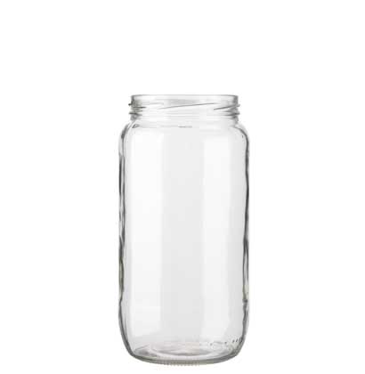 Vaso per marmellata 1062 ml bianco TO82