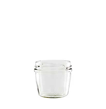 Vaso per miele 105 ml bianco TO63 conico Vaso per miele 105 ml bianco TO63 conico