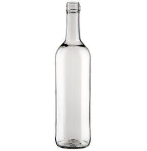 Weinflasche Bordeaux Band 75cl weiss Viva