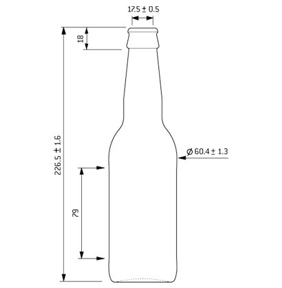 Bierflasche KK 33cl Long Neck braun Bierflasche KK 33cl Long Neck braun