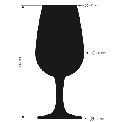 Degustationsglas schwarz 23cl TASTEVIN Degustationsglas schwarz 23cl TASTEVIN